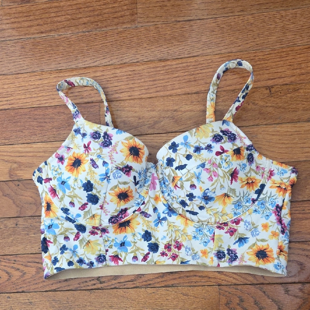 Floral Women's Swim Top